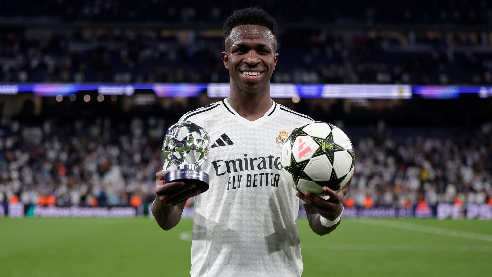 Vinicius Jr MVP del partido Real Madrid