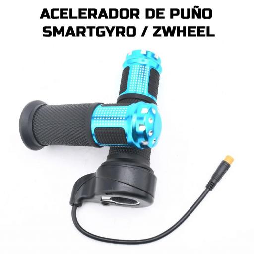 Acelerador de Puño compatible Smartgyro / Zwheel Azul [0]