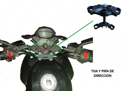 Tija y Pipa de dirección