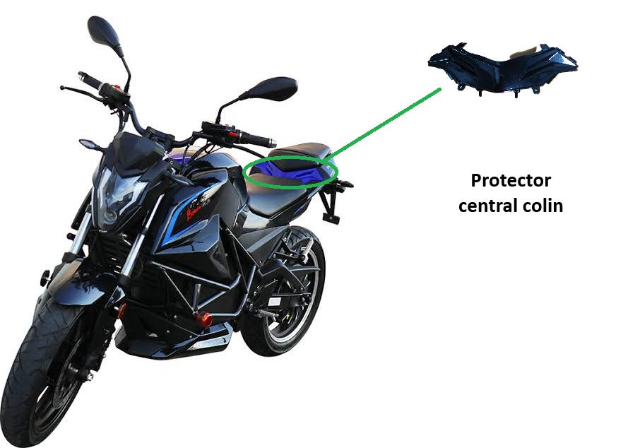 Protector central trasero