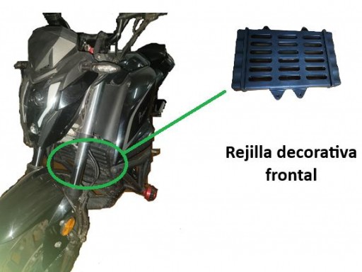 Rejilla decorativa frontal Bravo GLE y GLS