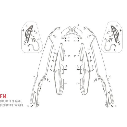 F14 Panel decorativo trasero [0]