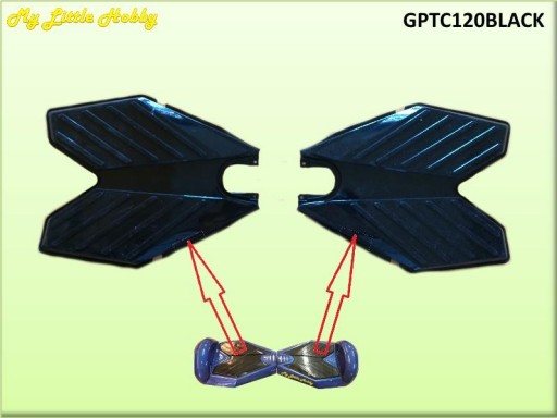 Goma Pedal TC120/TC300 Negra