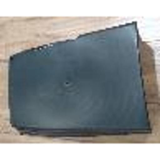 La parte inferior de la cubierta del marco