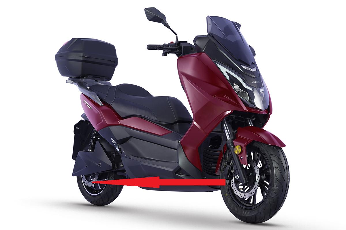 Disco de freno trasero