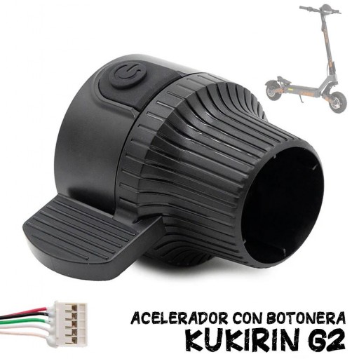 Acelerador con botonera compatible con Kukirin G2