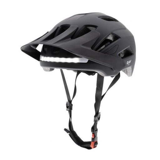 Casco CP04 negro con intermitente