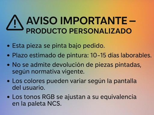 Tapa trasera guardabarros delantero Linze Road / L3 – Recambio plástico ABS resistente [5]