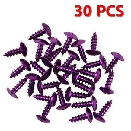 Tornillo de aluminio, M5x16 para motocicleta color colorido [4]