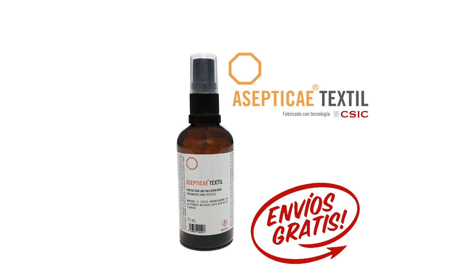 Asepticae Textil 75 ml Protector Antimicrobiano