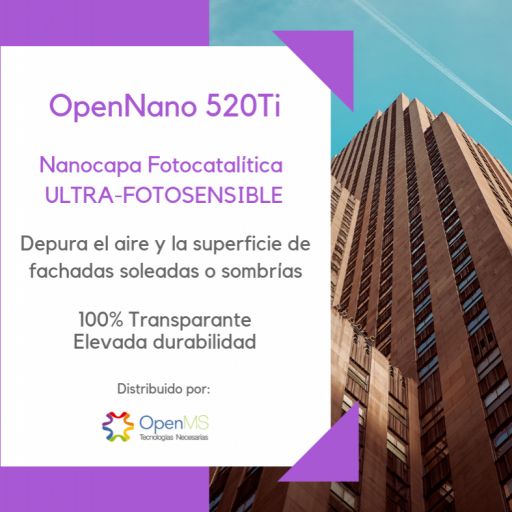 OpenNANO 520Ti Nanocapa ultra-fotosensible fotocatalítica multisuperficie, 1 LITRO [0]