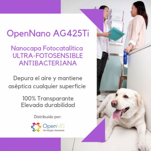 OpenNANO AG425Ti Nanocapa fotocatalítica descontaminante y antibacteriana , 1 LITRO [1]