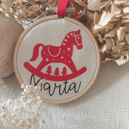 bola navidad caballito [0]