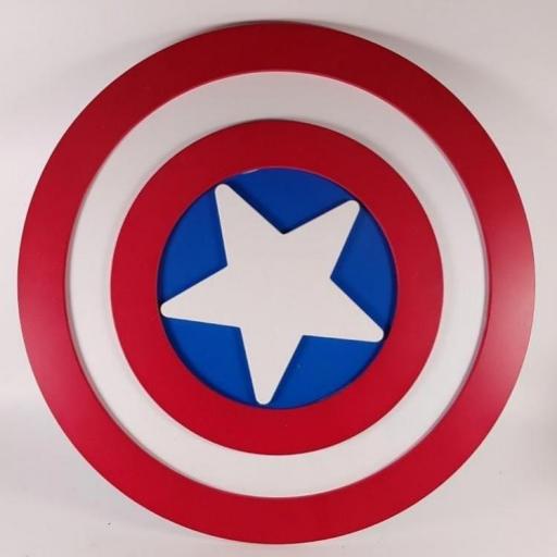 escudo Capitán América 3D