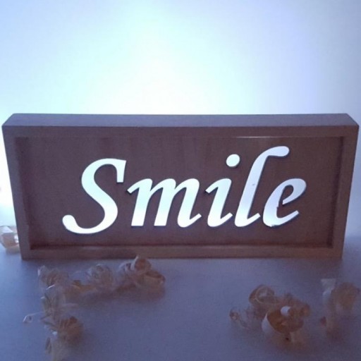 caja de luz Smile