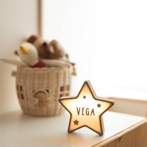 lámpara mini estrella