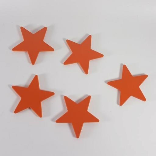 pack 5 estrellas pared