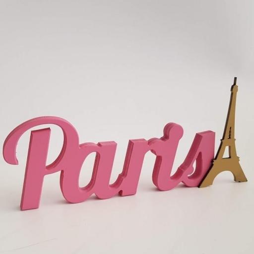 palabra París decorativa