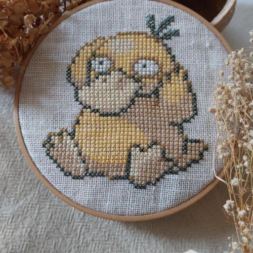 bastidor psyduck punto de cruz [0]