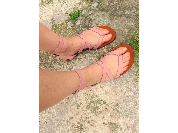 BAREFOOT RAIZ color ROSA, sandalias para mujer y hombre, calzado descalzo, sandalias veganas, eco-friendly, barefoot.