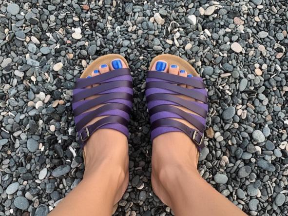 ALEJANDRÍA MORADO, sandalias para mujer y hombre, sandalias veganas, eco-friendly, sin productos de origen animal, moda vegana, zapatos sostenibles, calzado ético.