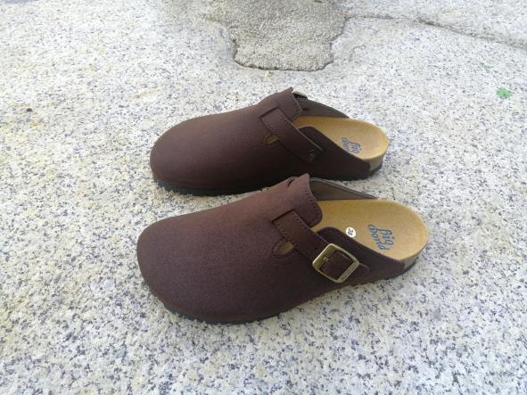 SUOMI MARRÓN SUEDE, Zuecos,  Zapatos veganos,, Zapatos abiertos, Zapatos Planos, zapatos de hombre, zapatos de mujer [1]