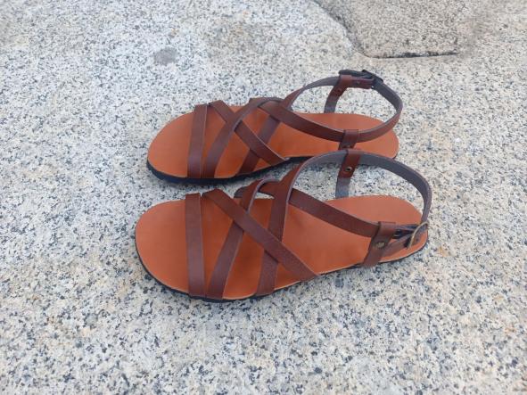 BAREFOOT DELFOS, color marrón, sandalias para mujer y hombre, calzado descalzo, sandalias veganas, eco-friendly, barefoot. [1]