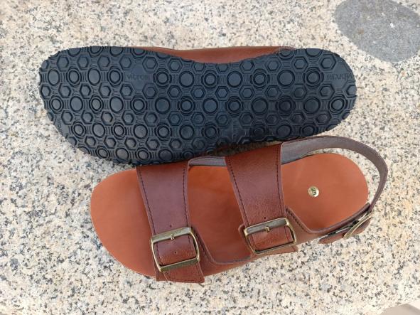 BAREFOOT CHAD MARRÓN, sandalias para mujer y hombre, calzado descalzo, sandalias veganas, eco-friendly, barefoot.  [2]