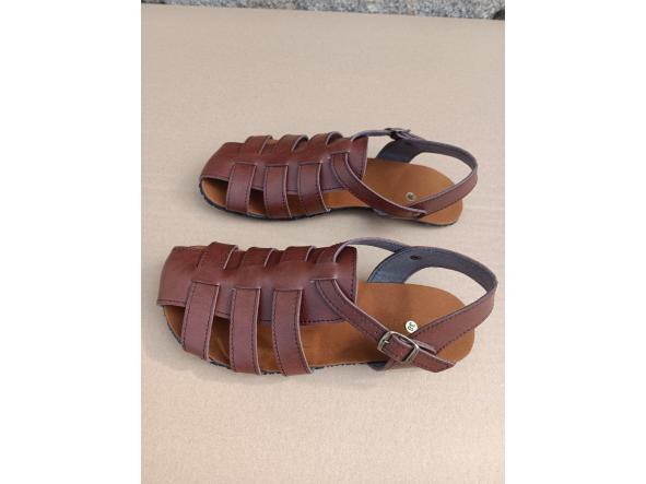 BAREFOOT SIERRA marón, sandalias para mujer y hombre, calzado descalzo, sandalias veganas, eco-friendly, barefoot.