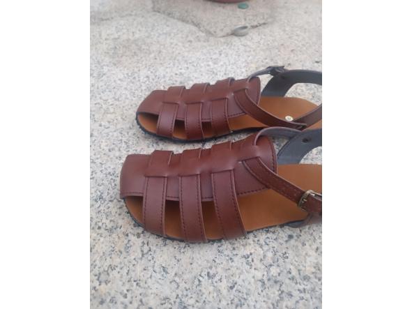 BAREFOOT SIERRA marón, sandalias para mujer y hombre, calzado descalzo, sandalias veganas, eco-friendly, barefoot. [1]
