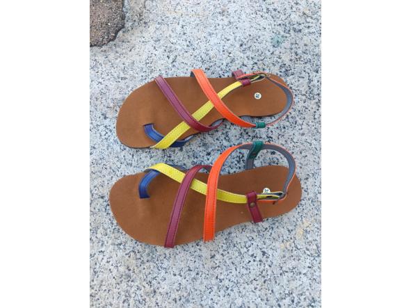 BAREFOOT HECTOR combi colors, suela generica de puntos, sólo talla 38 [0]