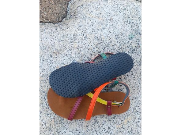 BAREFOOT HECTOR combi colors, suela generica de puntos, sólo talla 38 [1]