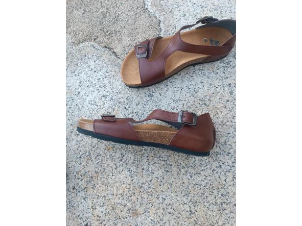 TIGRIS MARRON , ULTIMO PAR, TALLA 40, , sandalias para mujer, sandalias veganas, eco-friendly, sin productos de origen animal, moda vegana, zapatos sostenibles, calzado ético. [1]