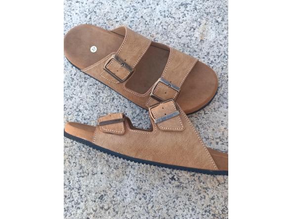 VICTORIA, COLOR ARENA, SISTEMA BIOFLEX, PLANTA ANATOMICA Y SUELA VIBRAM Edera, sandalias veganas, calzado vegano.