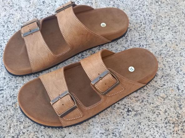 VICTORIA, COLOR ARENA, SISTEMA BIOFLEX, PLANTA ANATOMICA Y SUELA VIBRAM Edera, sandalias veganas, calzado vegano. [2]