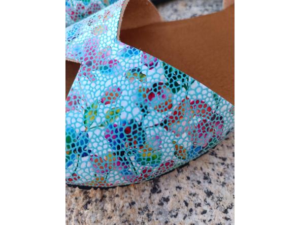 BAREFOOT AGUILAR color AURORA MARINA, sandalias para mujer y hombre, calzado descalzo, sandalias veganas, eco-friendly, barefoot. [2]