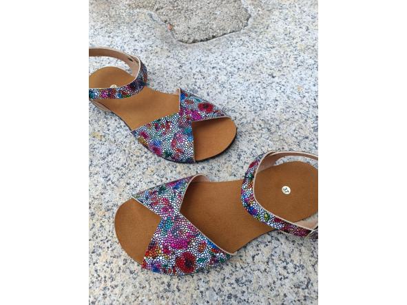 BAREFOOT AGUILAR color ESTAMPADO FLORAL, sandalias para mujer y hombre, calzado descalzo, sandalias veganas, eco-friendly, barefoot. [3]
