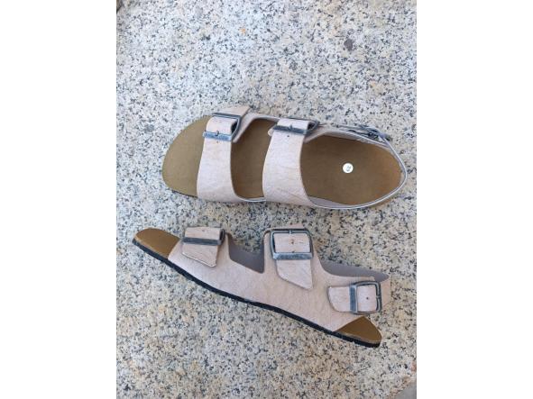 BAREFOOT CHAD, color IVORY, sandalias para mujer y hombre, calzado descalzo, sandalias veganas, eco-friendly, barefoot. [1]