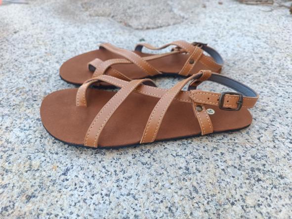 BAREFOOT HECTOR camel, suelas NO VIBRAM,  genericas marca Analco, 4mm [1]