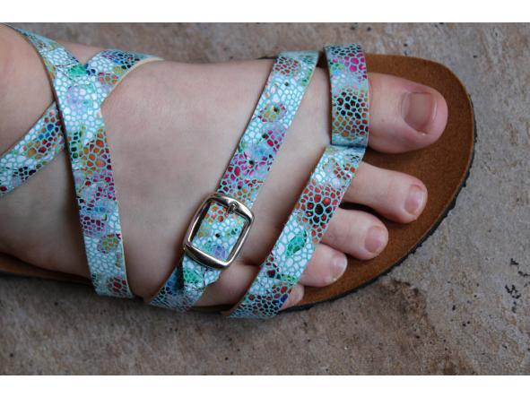 BAREFOOT ONNA color AURORA MARINA, sandalias para mujer y hombre, calzado descalzo, sandalias veganas, eco-friendly, barefoot. [3]
