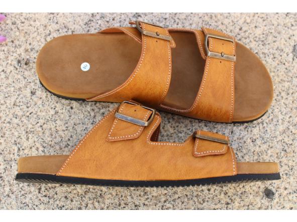 VICTORIA, COLOR TOSTADO, SISTEMA BIOFLEX, PLANTA ANATOMICA Y SUELA VIBRAM Edera, sandalias veganas, calzado vegano. [1]
