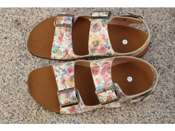 BAREFOOT CHAD MOSAICO SILVESTRE, sandalias para mujer y hombre, calzado descalzo, sandalias veganas, eco-friendly, barefoot.