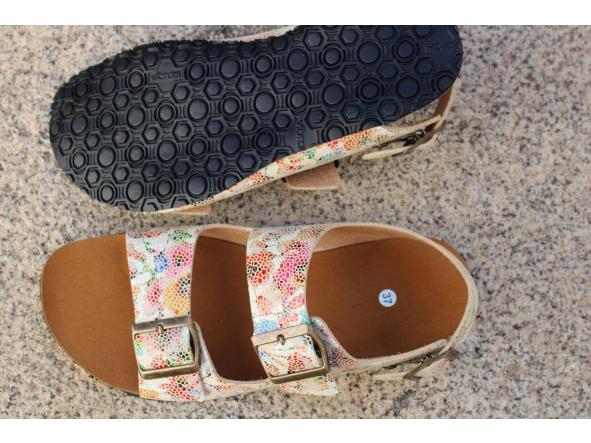 BAREFOOT CHAD MOSAICO SILVESTRE, sandalias para mujer y hombre, calzado descalzo, sandalias veganas, eco-friendly, barefoot. [1]