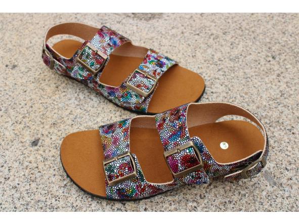 BAREFOOT CHAD estampado floral, sandalias para mujer y hombre, calzado descalzo, sandalias veganas, eco-friendly, barefoot. [1]