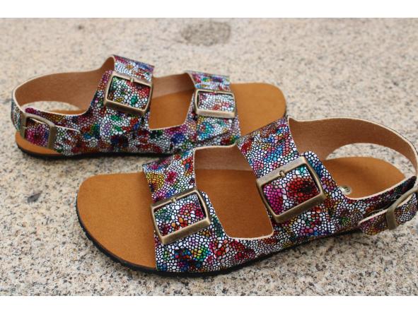 BAREFOOT CHAD estampado floral, sandalias para mujer y hombre, calzado descalzo, sandalias veganas, eco-friendly, barefoot.