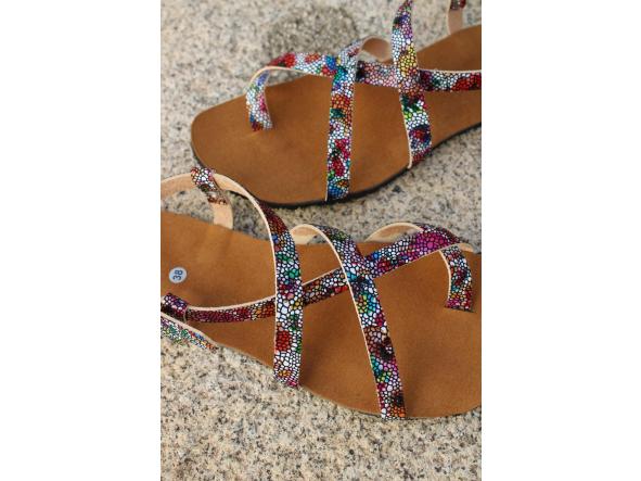 BAREFOOT HECTOR color estampado floral, sandalias para mujer y hombre, calzado descalzo, sandalias veganas, eco-friendly, barefoot. [3]