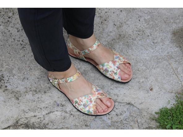 BAREFOOT AGUILAR color MOSAICO SILVESTRE, sandalias para mujer y hombre, calzado descalzo, sandalias veganas, eco-friendly, barefoot. [3]