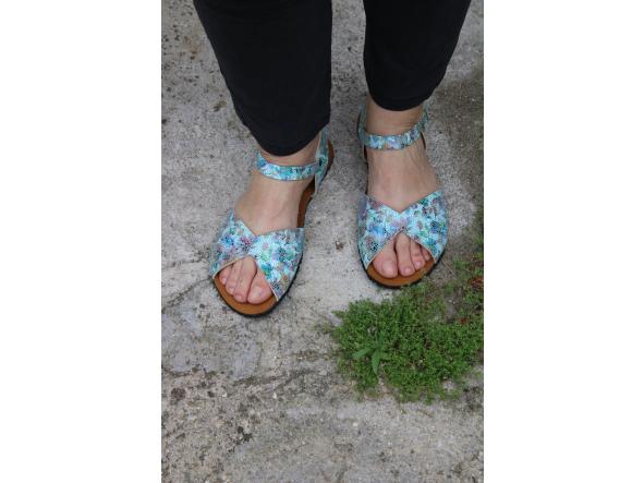 BAREFOOT AGUILAR color AURORA MARINA, sandalias para mujer y hombre, calzado descalzo, sandalias veganas, eco-friendly, barefoot. [3]