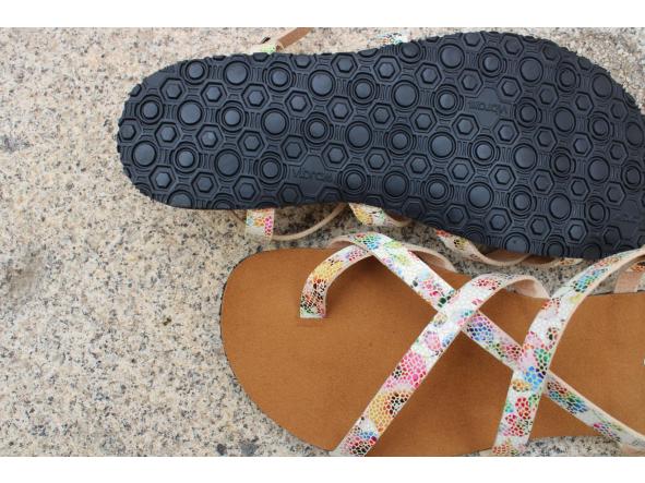 BAREFOOT HECTOR color MOSAICO SILVESTRE, sandalias para mujer y hombre, calzado descalzo, sandalias veganas, eco-friendly, barefoot. [3]