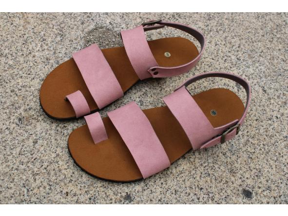 BAREFOOT ODISEA color ROSE, sandalias para mujer y hombre, calzado descalzo, sandalias veganas, eco-friendly, barefoot. [3]